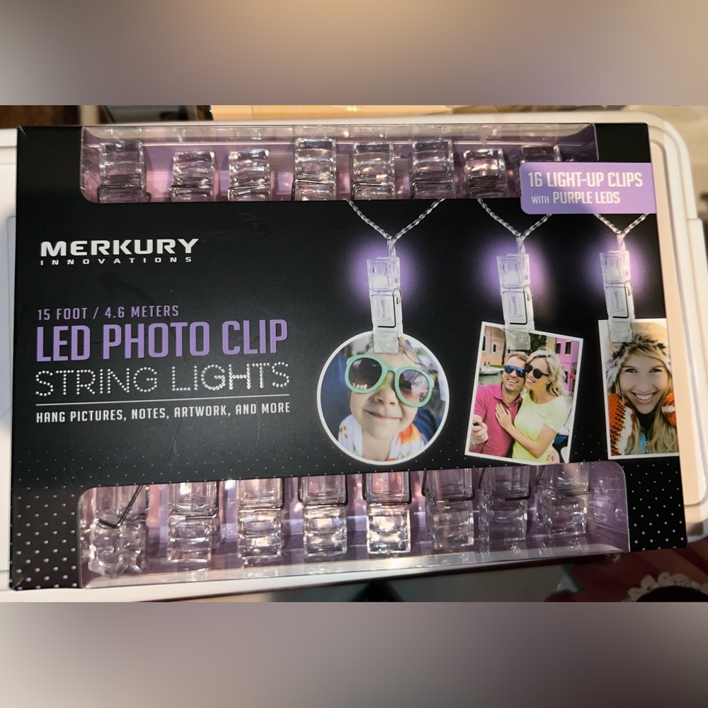 LED Photo Clip String Lights *BRAND NEW*